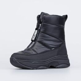 764047-43 Черные ботинки-дутики для девочки для девочки черный