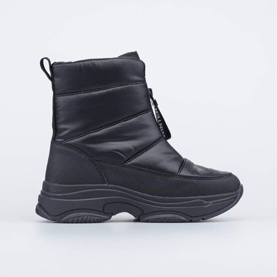 764047-43 Черные ботинки-дутики для девочки для девочки черный фото №2