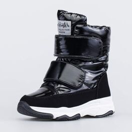 454061-44 Черные дутики для девочки для девочки черный