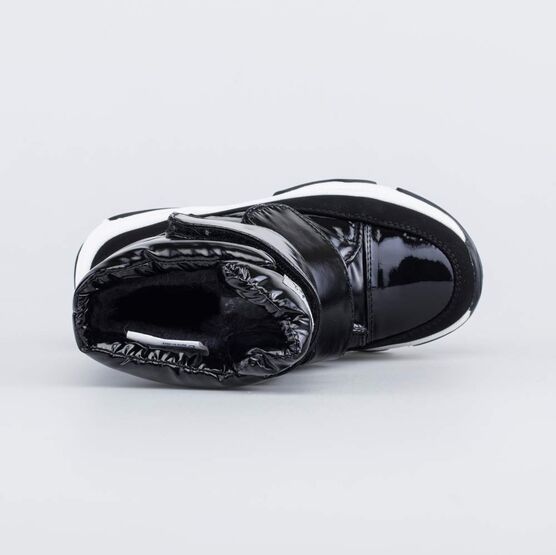 454061-44 Черные дутики для девочки для девочки черный фото №4