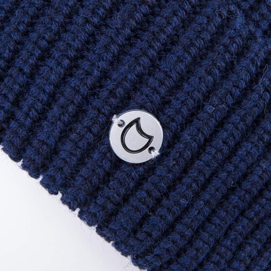 07711401-40 Шапка шерстяная для мальчика для мальчики темно-синий фото №3