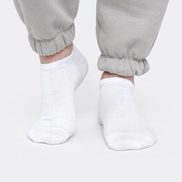 07742640-40 Ультра-короткие белые носки для универсальные белый фото №3