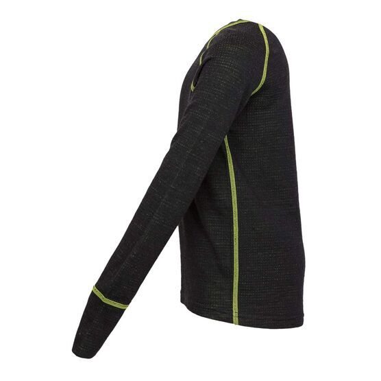 07802021-40 Термоджемпер для девочек КОТОФЕЙ Спорт для девочки черный + салатовый фото №3