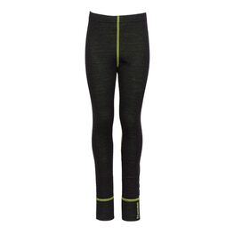 07833023-40 Термолеггинсы для детей и подростков КОТОФЕЙ Спорт для девочки черный + салатовый