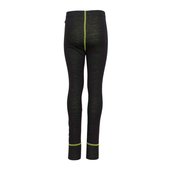 07833023-40 Термолеггинсы для детей и подростков КОТОФЕЙ Спорт для девочки черный + салатовый фото №2