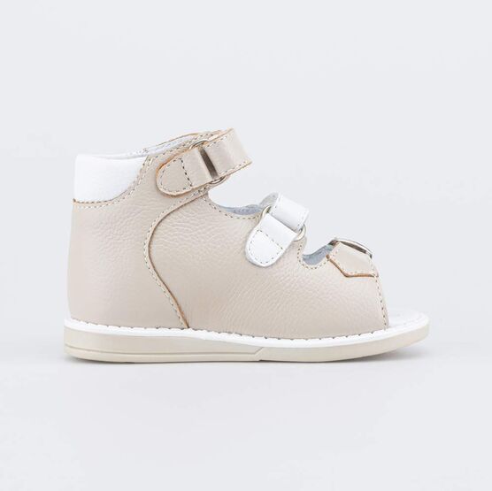 022150-21 Сандалии для первых шагов Зоопарк для универсальные белый + бежевый фото №2
