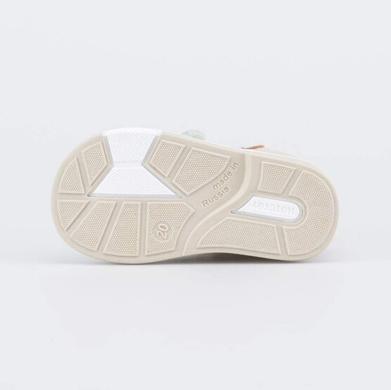 022150-21 Сандалии для первых шагов Зоопарк для универсальные белый + бежевый фото №3