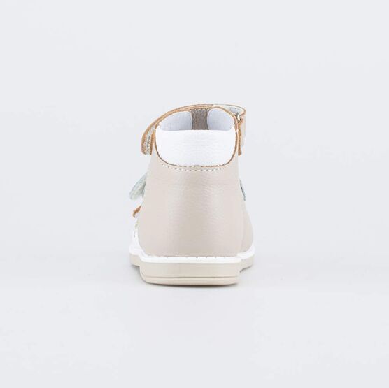 022150-21 Сандалии для первых шагов Зоопарк для универсальные белый + бежевый фото №5