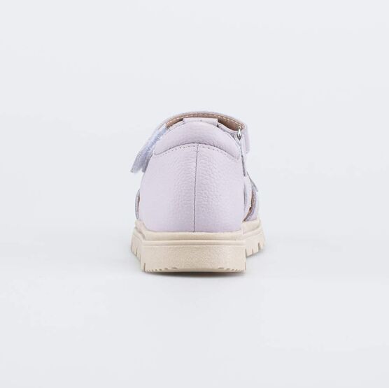 322188-22 Кожаные сандалии на липучках Нежная Лаванда для девочки сиреневый фото №5