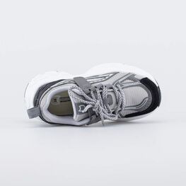 644493-13 Серые кроссовки для мальчика-подростка для мальчики серый + черный фото №4