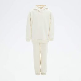 07064058-40 Костюм худи + брюки молочный для универсальные молочный