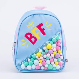 02810292-40 Рюкзак детский голубой для девочки голубой