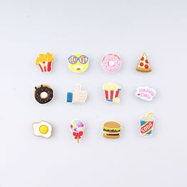 03014008-40 Украшение для обуви Яичница для универсальные желтый фото №2