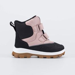 354073-52 Зимние ботинки для девочки для девочки розовый + черный фото №2