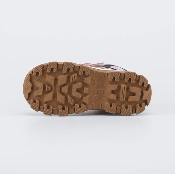 354073-52 Зимние ботинки для девочки для девочки розовый + черный фото №3