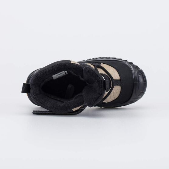 354977-43 Зимние мембранные ботинки Суперзащита для мальчики черный + бежевый фото №4