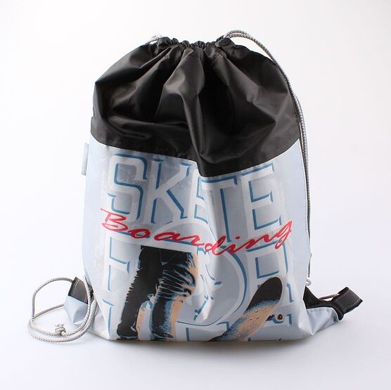 02708083-20 Мешок для сменной обуви Скейт для мальчики светло-серый фото №2