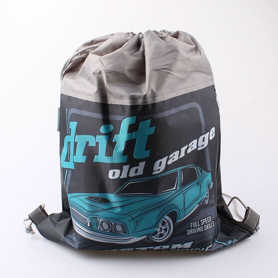 02708085-20 Мешок для сменной обуви Ретроавтомобиль для мальчики чер-бир фото №2