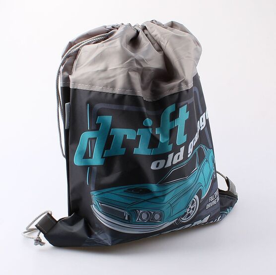 02708085-20 Мешок для сменной обуви Ретроавтомобиль для мальчики чер-бир