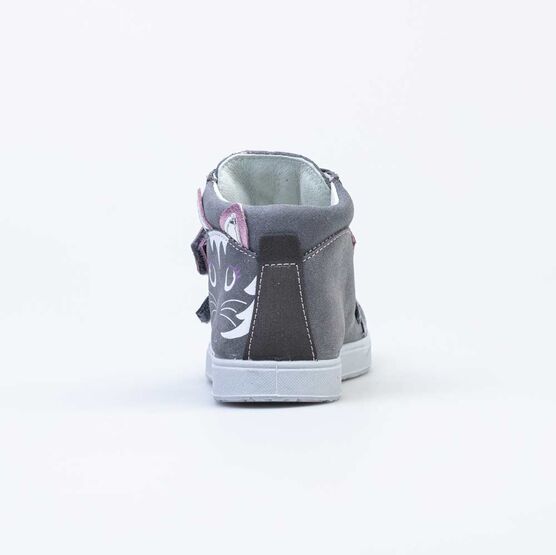 552245-22 Ботинки для девочки серый фото №5