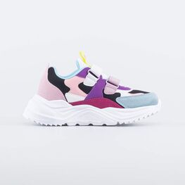 644378-71 Детские кроссовки на липучках для девочки разноцветный фото №2