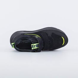 532278-21 Полуботинки на липучках для мальчики черный фото №4