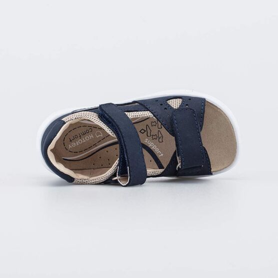 322209-23 Кожаные сандалии для мальчика 1936 для мальчики темно-синий фото №4