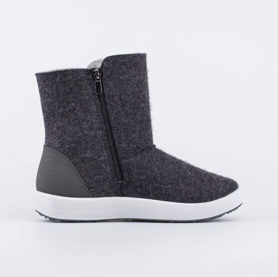 867110-43 Укороченные женские валенки в стиле угги для девочки темно-серый фото №2