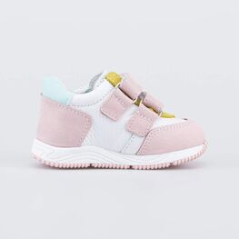 032094-23 Полуботинки для первых шагов Сердечки для девочки белый фото №2