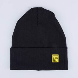 07711904-42 Хлопковая шапка в рубчик PLAY для мальчики черный фото №4
