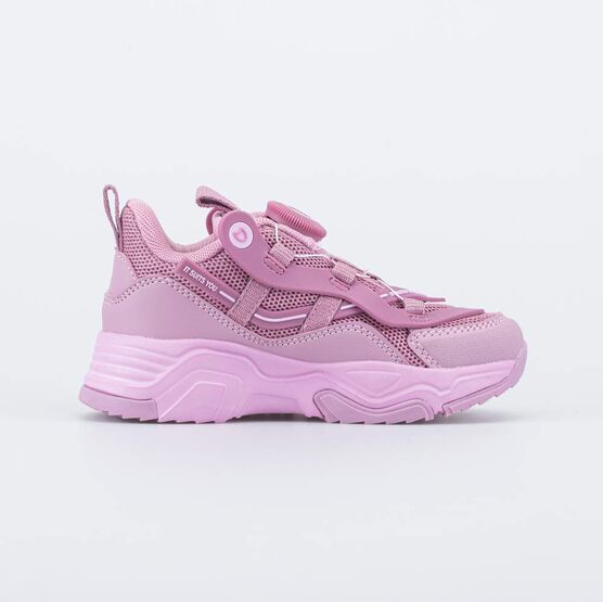 644406-71 Розовые кроссовки с эффектом плоской подошвы для девочки розовый фото №2