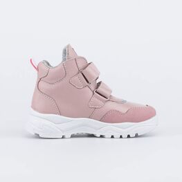 152316-38 Демисезонные ботинки на липучках STYLE розовые для девочки розовый фото №2