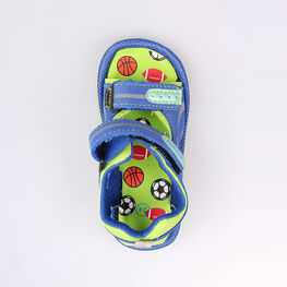225028-11 Пляжная обувь голубая для мальчики голубой фото №4