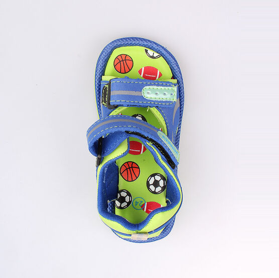 225028-11 Пляжная обувь голубая для мальчики голубой фото №4