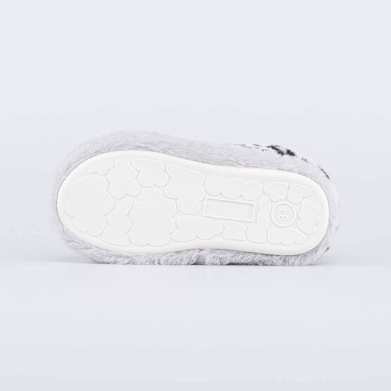 531251-11 Тапочки для девочки серый-черный фото №3