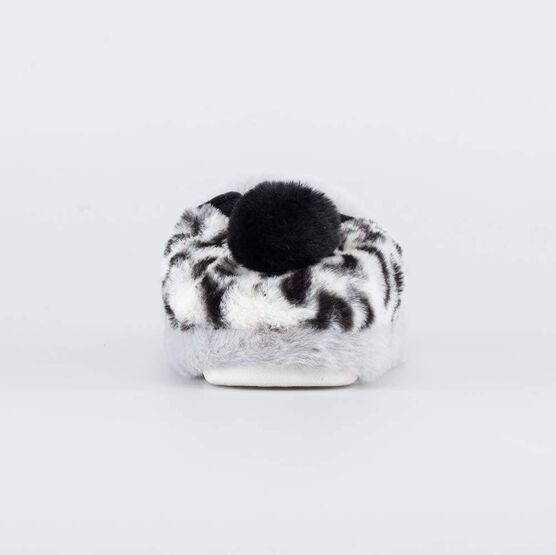 531251-11 Тапочки для девочки серый-черный фото №5