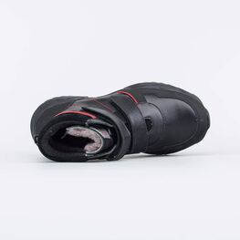 752181-53 Зимние ботинки на липучках для мальчика-подростка для мальчики черный фото №4