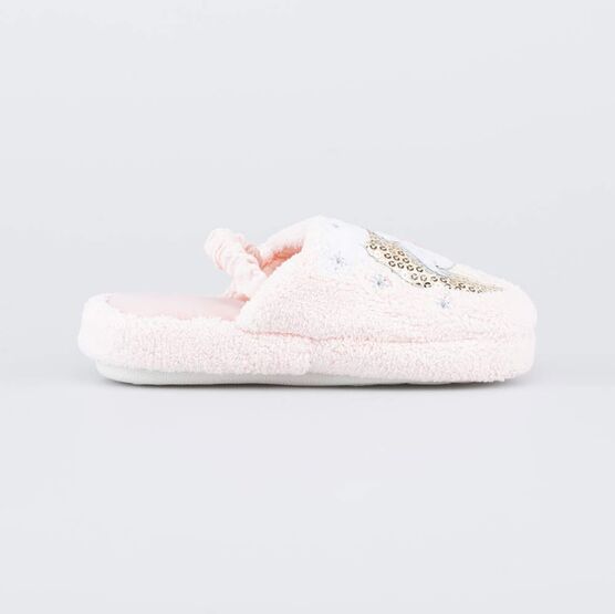 331280-11 Тапочки для девочки Слон и Луна розовые для девочки розовый фото №2