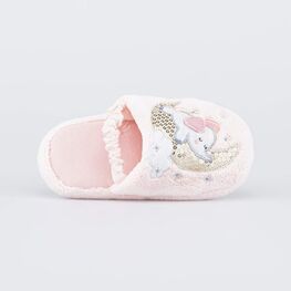 331280-11 Тапочки для девочки Слон и Луна розовые для девочки розовый фото №4