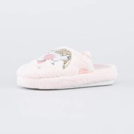 331280-11 Тапочки для девочки Слон и Луна розовые для девочки розовый