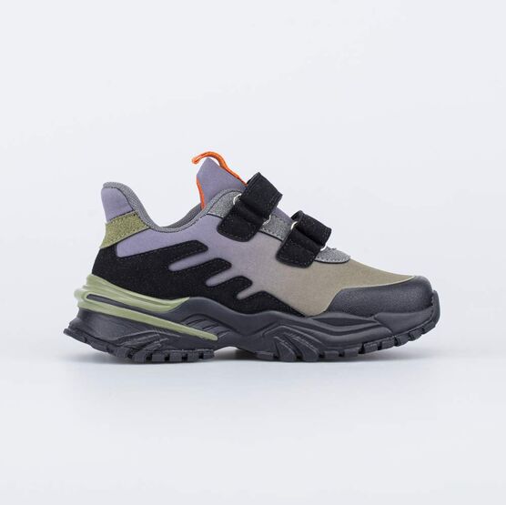 344438-71 Кроссовки на липучках SoftShell хаки для мальчики оли-чер фото №2