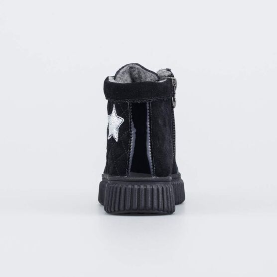 352387-31 Утепленные ботинки для девочки Звездочки для девочки черный фото №5