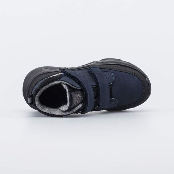 152400-34 Кожаные ботинки утепленные 1936 для мальчики темно-синий фото №4