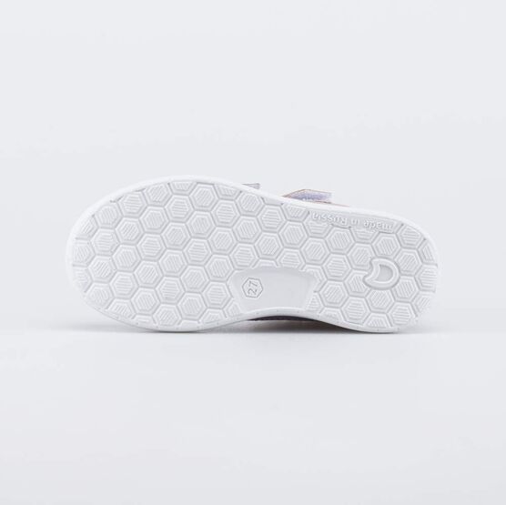 152401-31 Утепленные кожаные ботинки Котик для девочки розовый фото №3