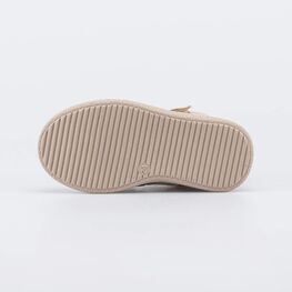 152402-31 Утепленные кожаные ботинки для девочки для девочки бежевый фото №3