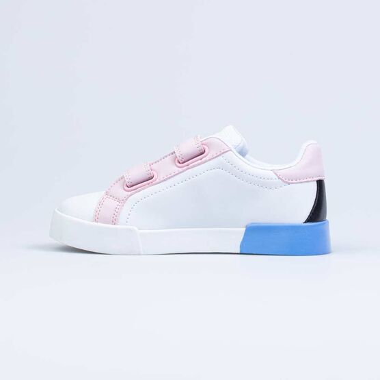 334032-72 Полуботинки на липучках для девочки белый фото №2