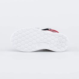 352378-22 Кожаные ботинки на липучках для мальчики белый фото №3