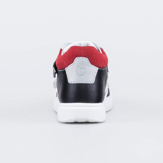 352378-22 Кожаные ботинки на липучках для мальчики белый фото №5