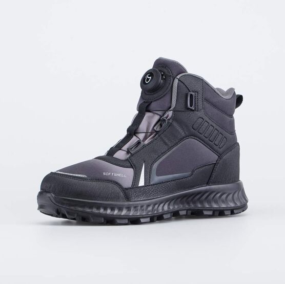 754070-82 Ботинки SoftShell для мальчики чер-сер
