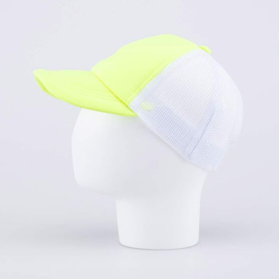 07809046-40 Кепка-бейсболка с сеткой для девочки неоновый-желтый для девочки неоновый + желтый фото №2